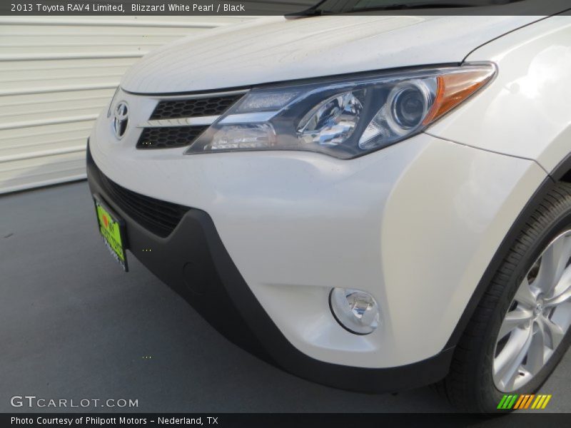 Blizzard White Pearl / Black 2013 Toyota RAV4 Limited