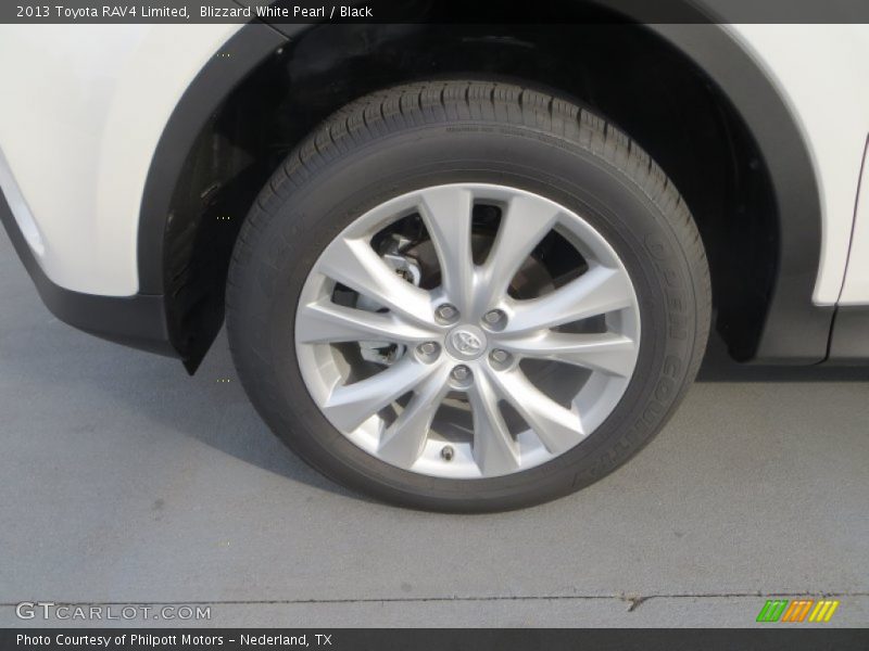 Blizzard White Pearl / Black 2013 Toyota RAV4 Limited