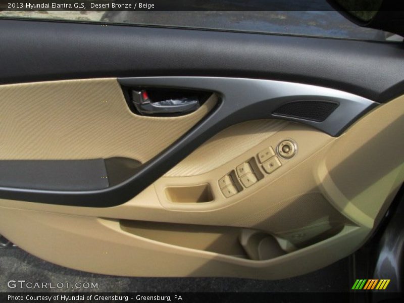 Desert Bronze / Beige 2013 Hyundai Elantra GLS