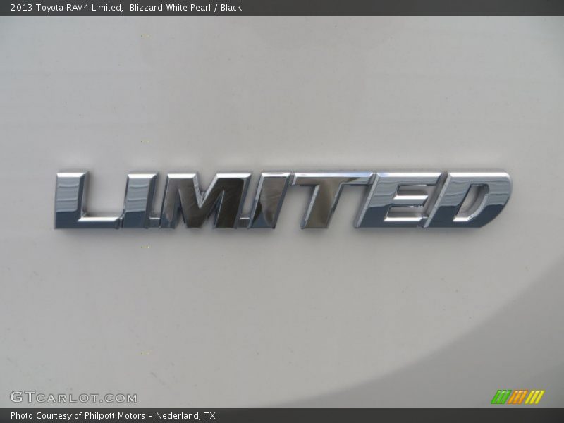 Blizzard White Pearl / Black 2013 Toyota RAV4 Limited
