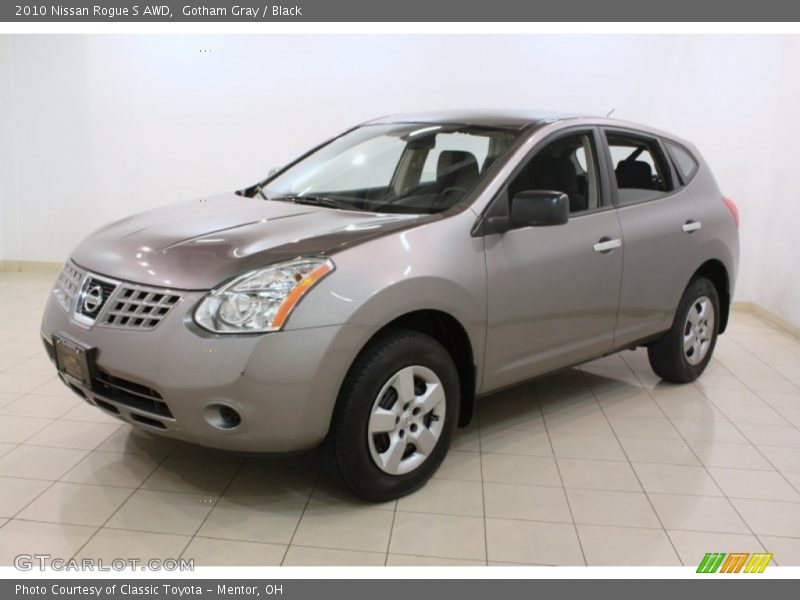 Gotham Gray / Black 2010 Nissan Rogue S AWD