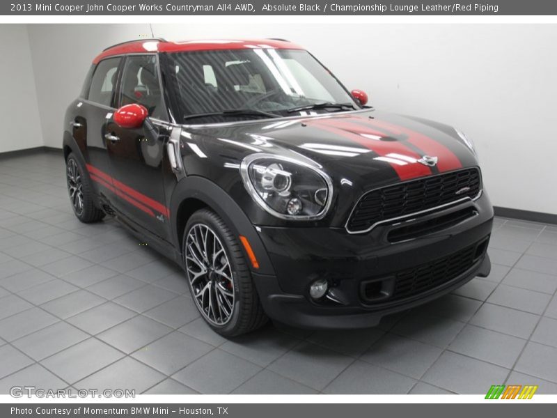 Front 3/4 View of 2013 Cooper John Cooper Works Countryman All4 AWD