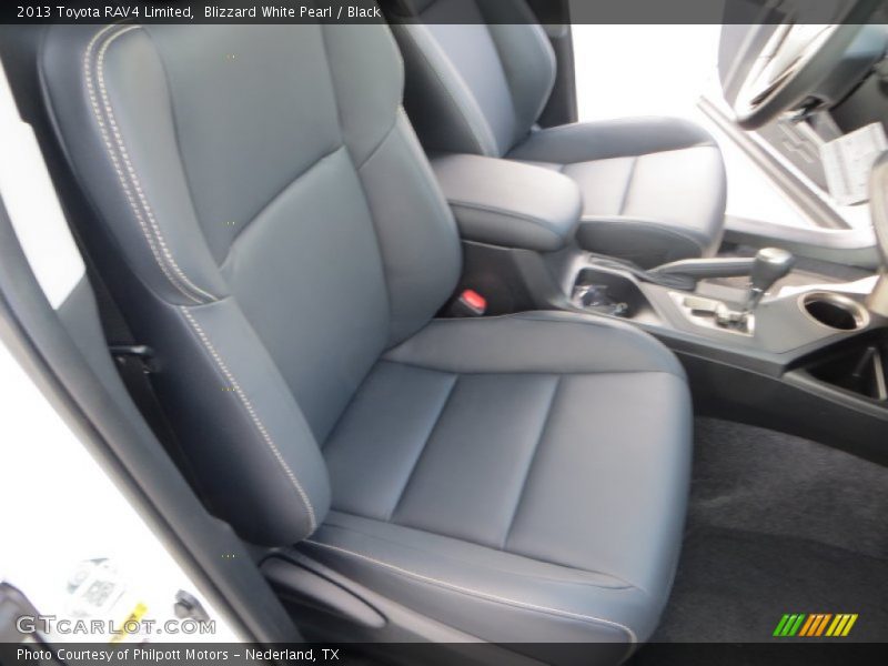 Blizzard White Pearl / Black 2013 Toyota RAV4 Limited