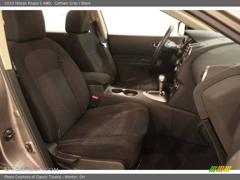 Gotham Gray / Black 2010 Nissan Rogue S AWD