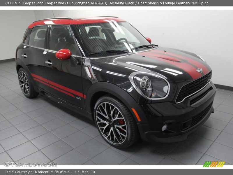 Front 3/4 View of 2013 Cooper John Cooper Works Countryman All4 AWD