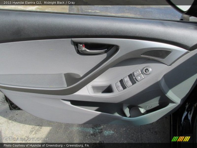 Midnight Black / Gray 2013 Hyundai Elantra GLS