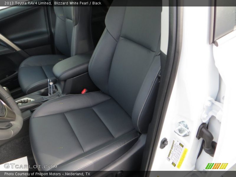 Blizzard White Pearl / Black 2013 Toyota RAV4 Limited