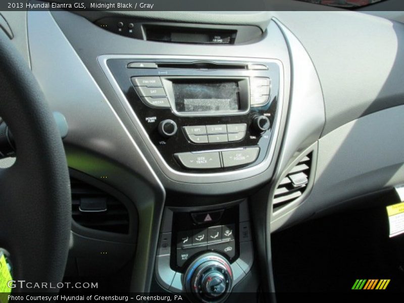 Midnight Black / Gray 2013 Hyundai Elantra GLS