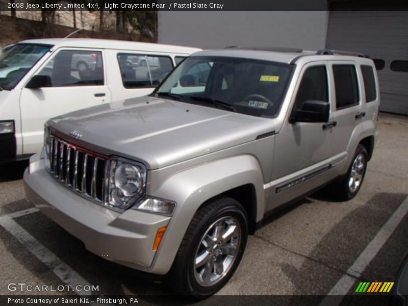 Light Graystone Pearl / Pastel Slate Gray 2008 Jeep Liberty Limited 4x4