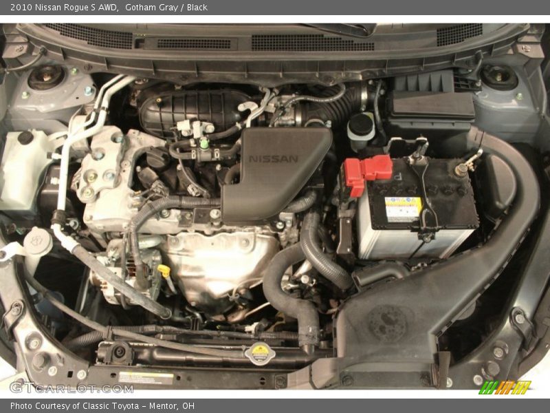 Gotham Gray / Black 2010 Nissan Rogue S AWD