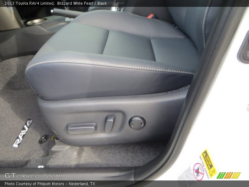 Blizzard White Pearl / Black 2013 Toyota RAV4 Limited