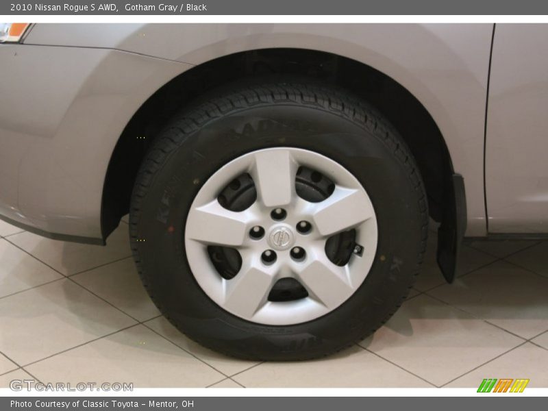 Gotham Gray / Black 2010 Nissan Rogue S AWD