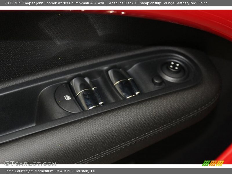 Absolute Black / Championship Lounge Leather/Red Piping 2013 Mini Cooper John Cooper Works Countryman All4 AWD