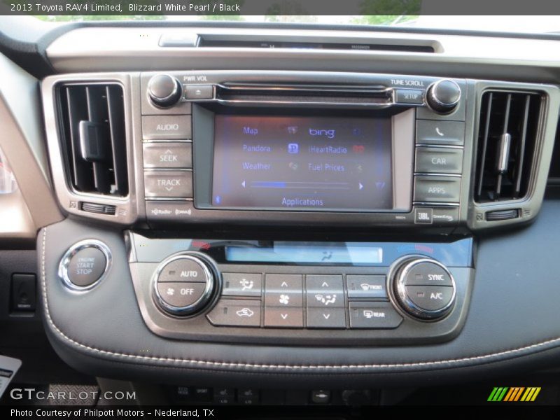 Blizzard White Pearl / Black 2013 Toyota RAV4 Limited