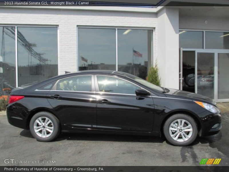Midnight Black / Camel 2013 Hyundai Sonata GLS