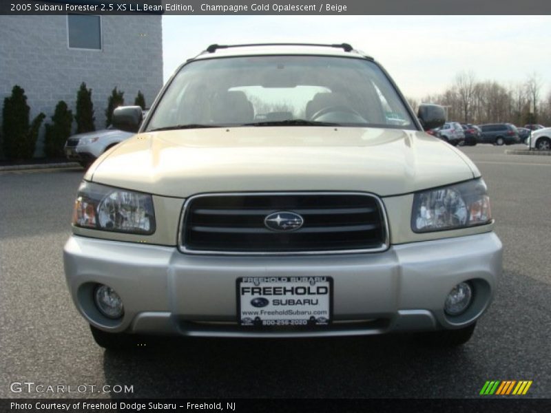 Champagne Gold Opalescent / Beige 2005 Subaru Forester 2.5 XS L.L.Bean Edition
