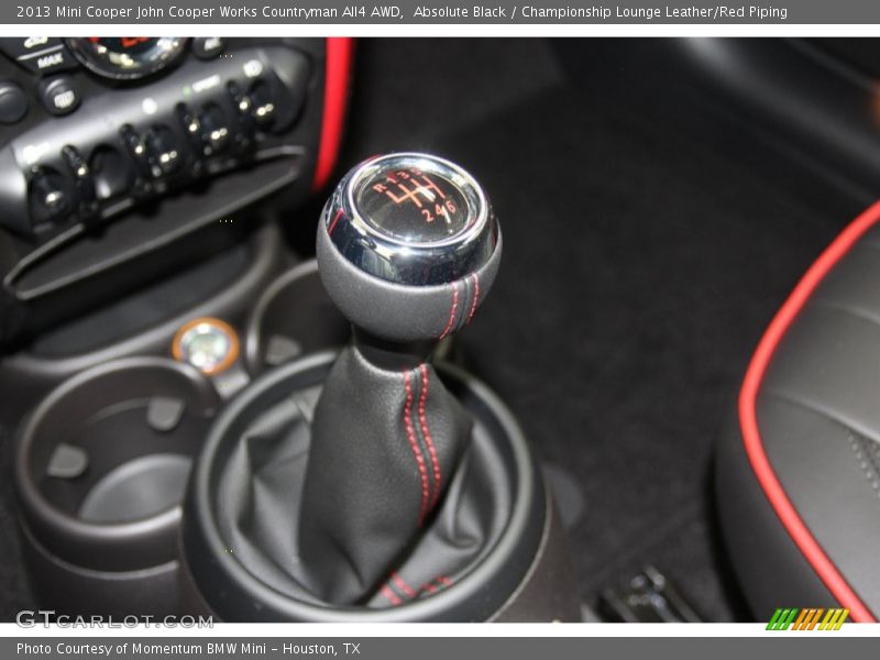  2013 Cooper John Cooper Works Countryman All4 AWD 6 Speed Manual Shifter