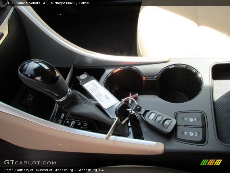 Midnight Black / Camel 2013 Hyundai Sonata GLS
