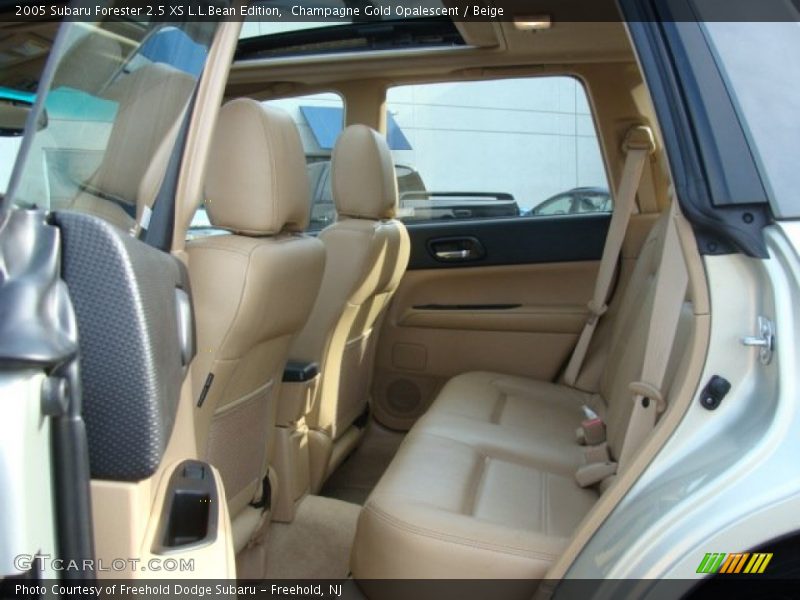 Champagne Gold Opalescent / Beige 2005 Subaru Forester 2.5 XS L.L.Bean Edition