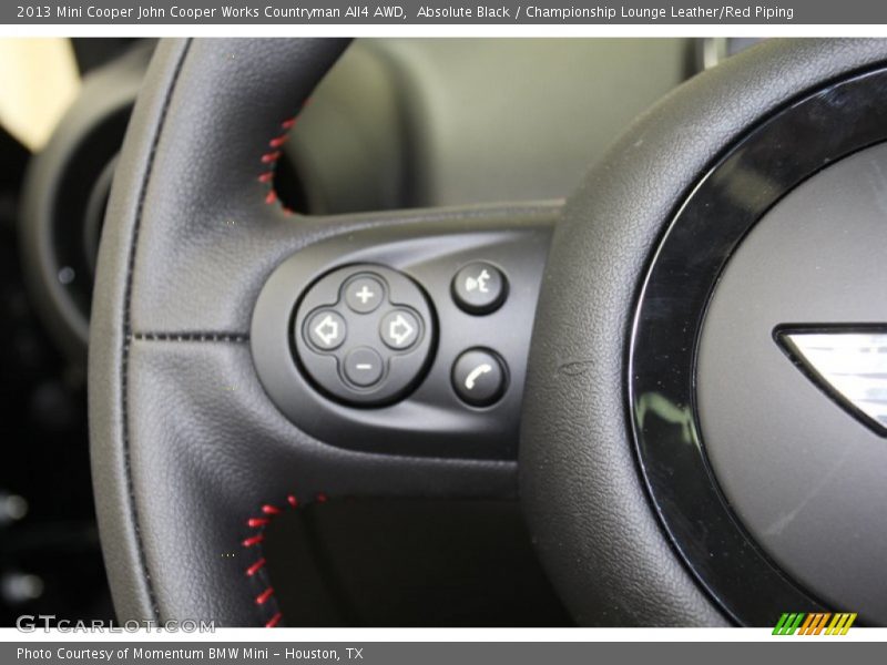 Controls of 2013 Cooper John Cooper Works Countryman All4 AWD