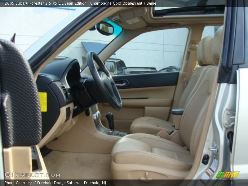 Champagne Gold Opalescent / Beige 2005 Subaru Forester 2.5 XS L.L.Bean Edition