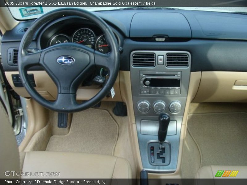 Champagne Gold Opalescent / Beige 2005 Subaru Forester 2.5 XS L.L.Bean Edition