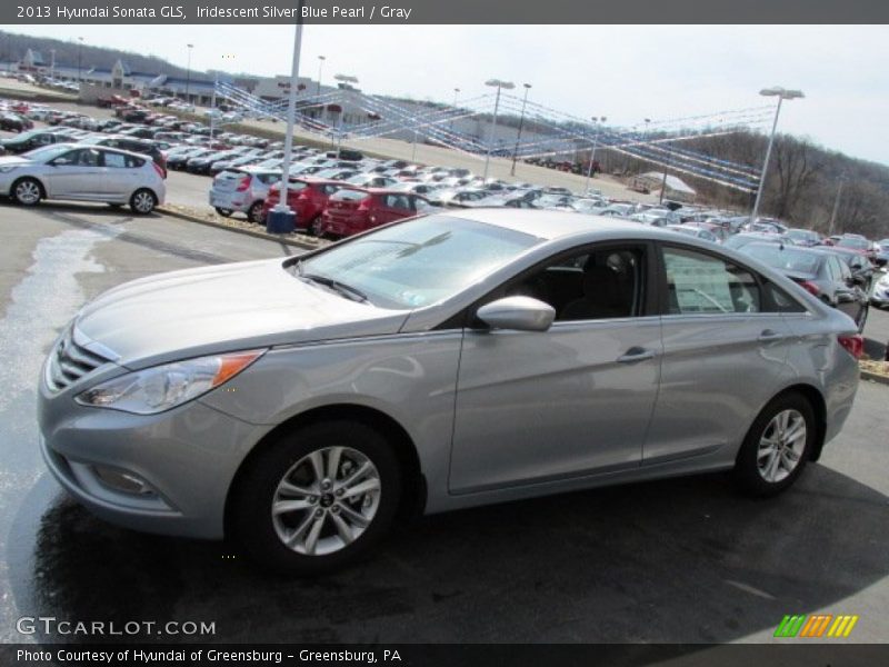 Iridescent Silver Blue Pearl / Gray 2013 Hyundai Sonata GLS