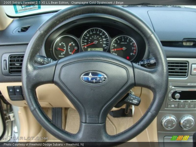 Champagne Gold Opalescent / Beige 2005 Subaru Forester 2.5 XS L.L.Bean Edition