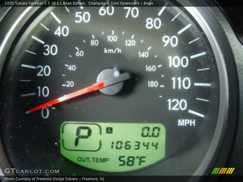 Champagne Gold Opalescent / Beige 2005 Subaru Forester 2.5 XS L.L.Bean Edition
