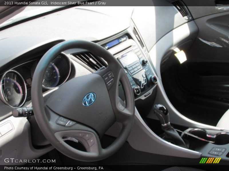 Iridescent Silver Blue Pearl / Gray 2013 Hyundai Sonata GLS