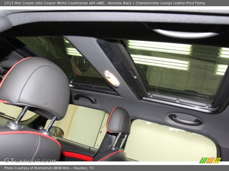 Sunroof of 2013 Cooper John Cooper Works Countryman All4 AWD