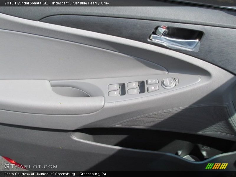 Iridescent Silver Blue Pearl / Gray 2013 Hyundai Sonata GLS