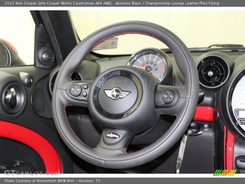  2013 Cooper John Cooper Works Countryman All4 AWD Steering Wheel
