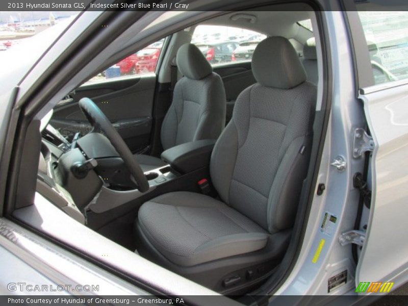 Iridescent Silver Blue Pearl / Gray 2013 Hyundai Sonata GLS