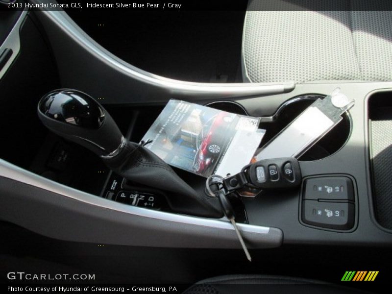 Iridescent Silver Blue Pearl / Gray 2013 Hyundai Sonata GLS