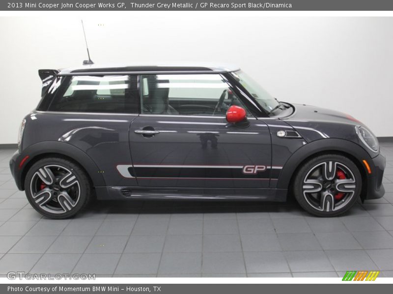 Thunder Grey Metallic / GP Recaro Sport Black/Dinamica 2013 Mini Cooper John Cooper Works GP
