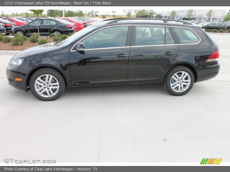 Black Uni / Titan Black 2013 Volkswagen Jetta TDI SportWagen