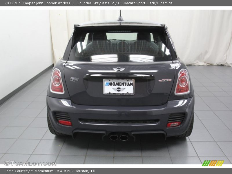 Thunder Grey Metallic / GP Recaro Sport Black/Dinamica 2013 Mini Cooper John Cooper Works GP