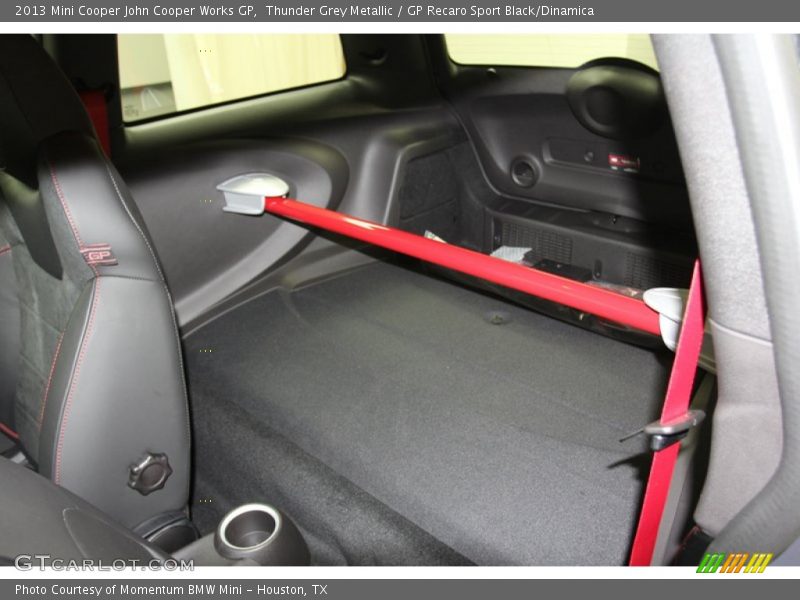 Thunder Grey Metallic / GP Recaro Sport Black/Dinamica 2013 Mini Cooper John Cooper Works GP