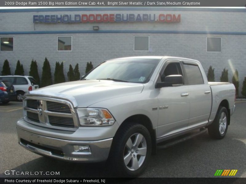 Bright Silver Metallic / Dark Slate/Medium Graystone 2009 Dodge Ram 1500 Big Horn Edition Crew Cab 4x4