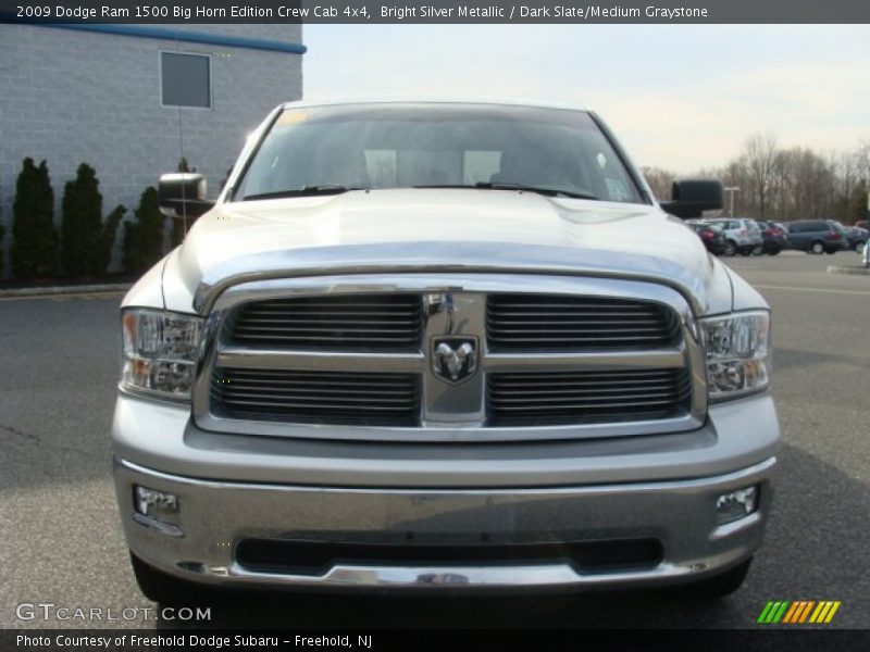 Bright Silver Metallic / Dark Slate/Medium Graystone 2009 Dodge Ram 1500 Big Horn Edition Crew Cab 4x4