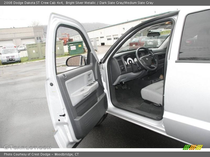 Bright Silver Metallic / Dark Slate Gray/Medium Slate Gray 2008 Dodge Dakota ST Crew Cab 4x4