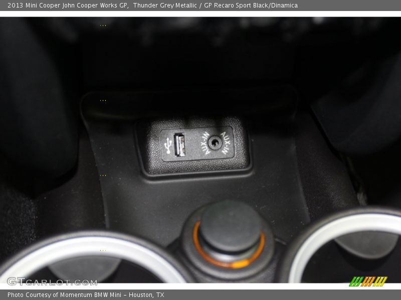 Thunder Grey Metallic / GP Recaro Sport Black/Dinamica 2013 Mini Cooper John Cooper Works GP