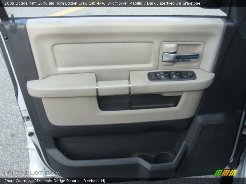 Bright Silver Metallic / Dark Slate/Medium Graystone 2009 Dodge Ram 1500 Big Horn Edition Crew Cab 4x4