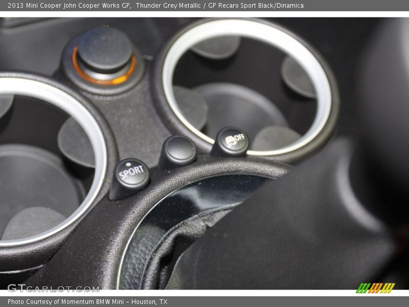 Thunder Grey Metallic / GP Recaro Sport Black/Dinamica 2013 Mini Cooper John Cooper Works GP