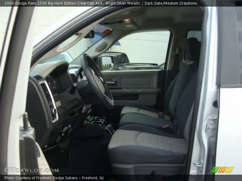 Bright Silver Metallic / Dark Slate/Medium Graystone 2009 Dodge Ram 1500 Big Horn Edition Crew Cab 4x4