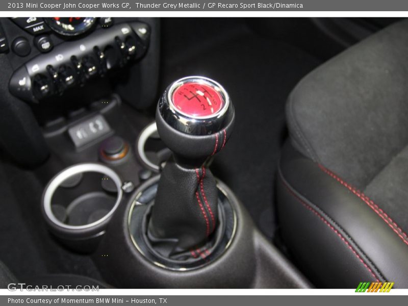 Thunder Grey Metallic / GP Recaro Sport Black/Dinamica 2013 Mini Cooper John Cooper Works GP