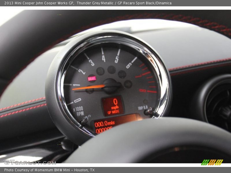 Thunder Grey Metallic / GP Recaro Sport Black/Dinamica 2013 Mini Cooper John Cooper Works GP