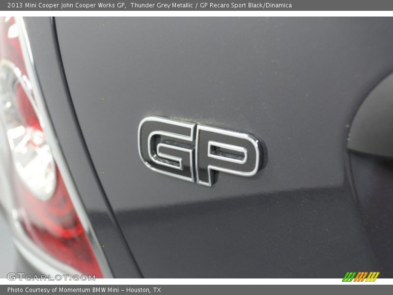 Thunder Grey Metallic / GP Recaro Sport Black/Dinamica 2013 Mini Cooper John Cooper Works GP