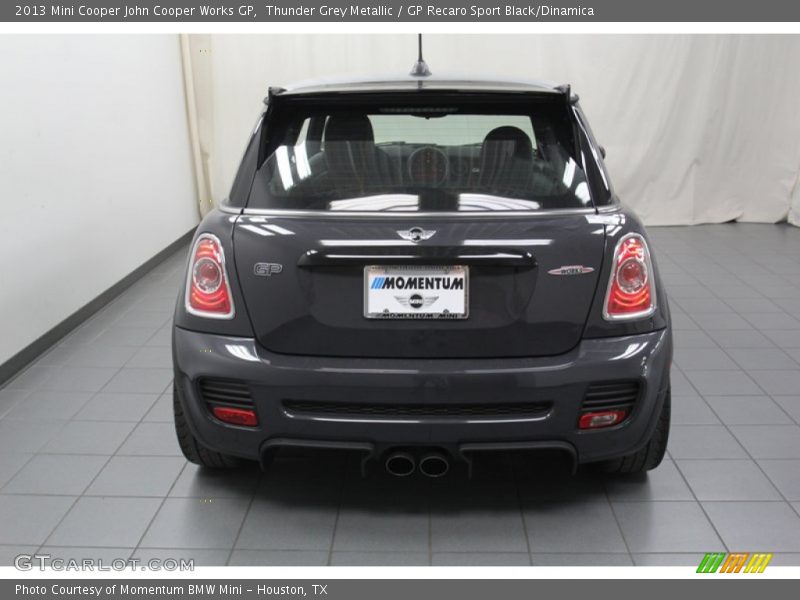 Thunder Grey Metallic / GP Recaro Sport Black/Dinamica 2013 Mini Cooper John Cooper Works GP